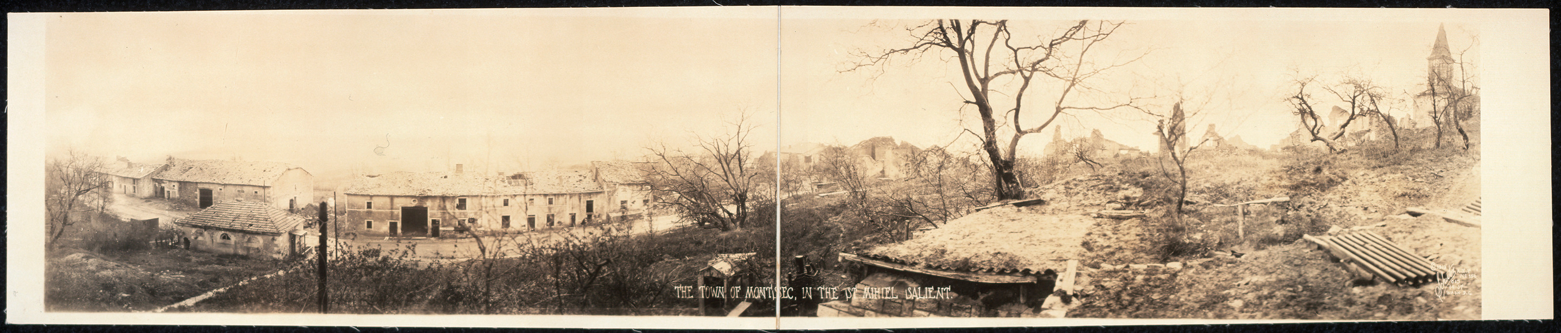 The Town of Montsec, St. Mihiel Salient, France, 1918, 1918 — historic image