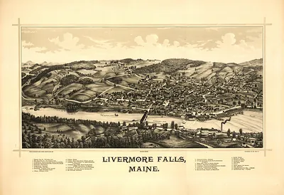 Livermore Falls, Maine, 1889