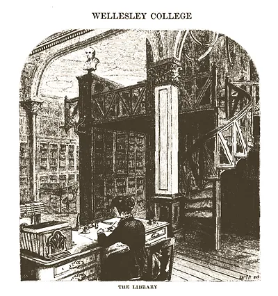 Wellesley College From Harpers Weekly 1876 6, Massachusetts