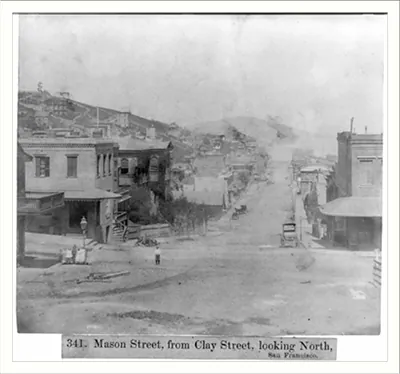 Mason Street, from Clay Street, looking North, San Francisco