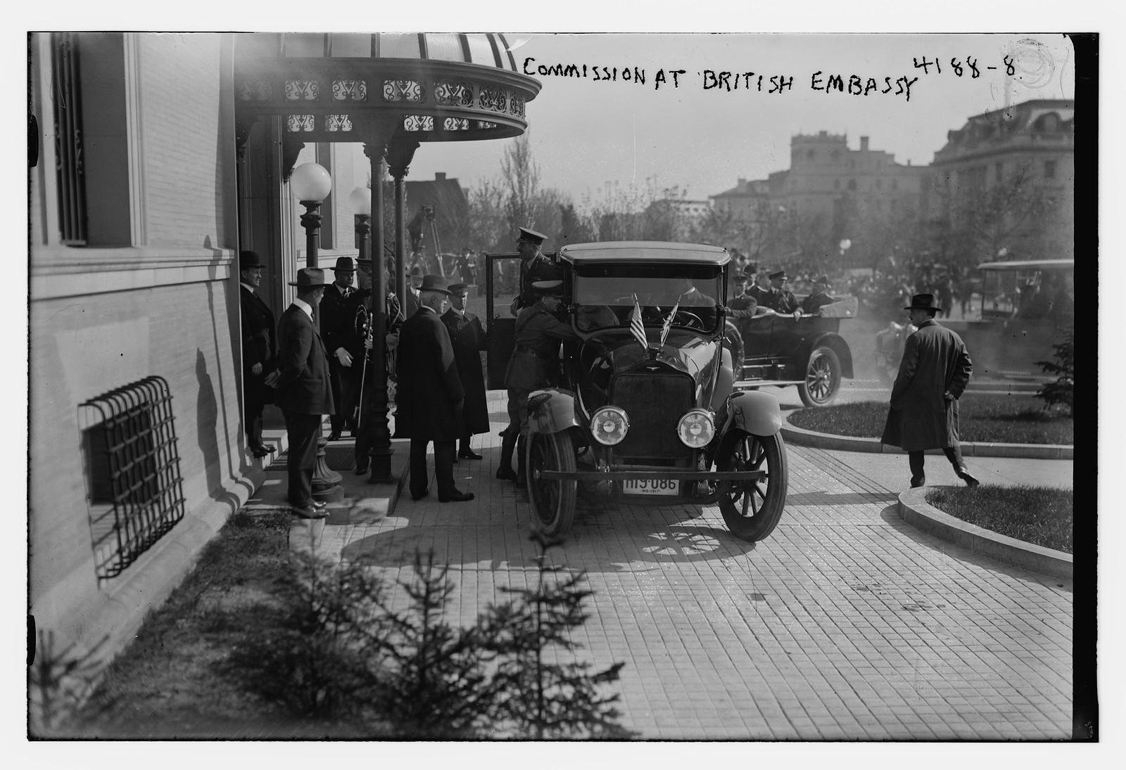 Commission at British Embassy, n/a — historic photograph