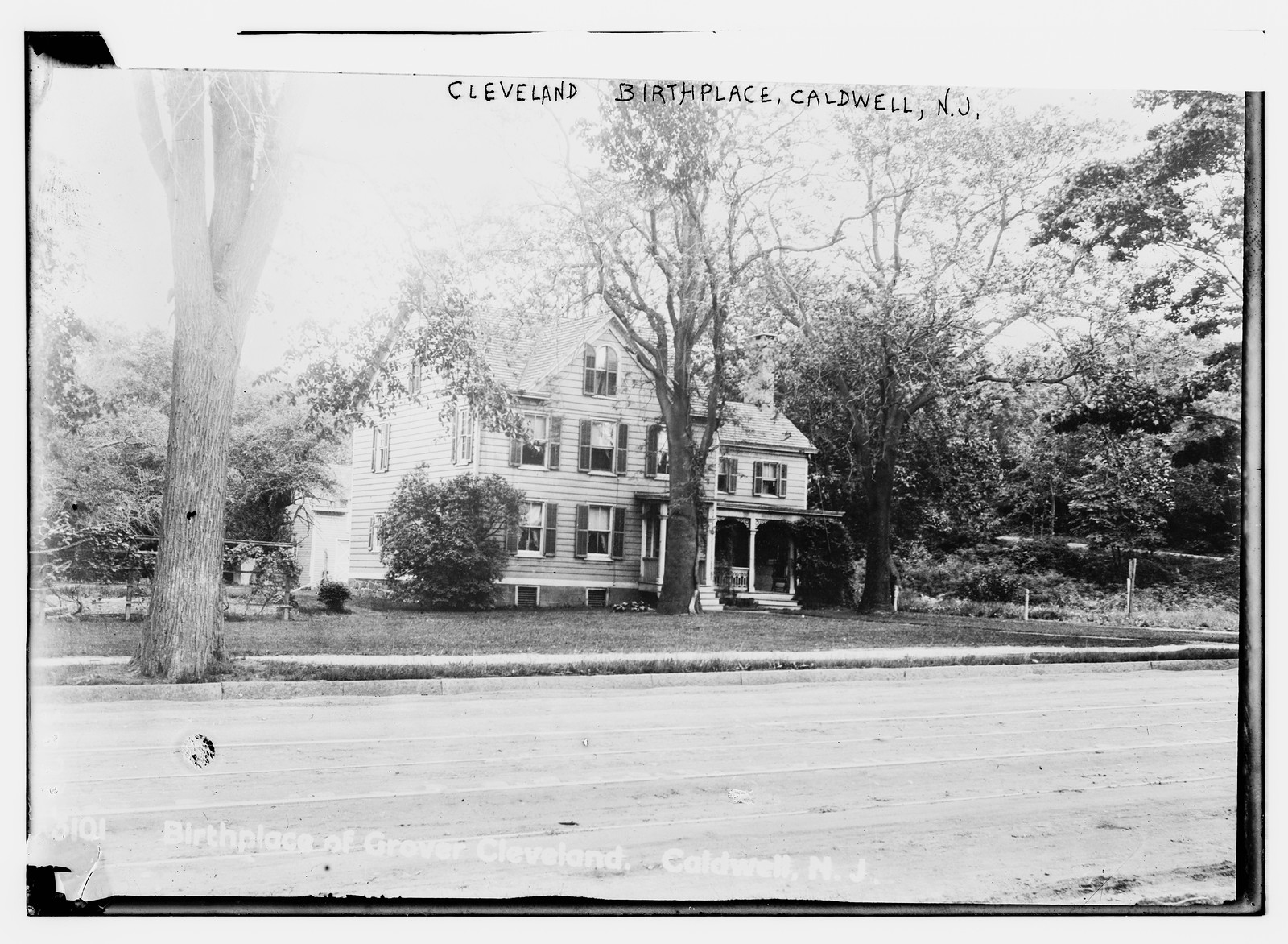 Birthplace of Grover Cleveland, Caldwell, N.J., n/a — historic photograph