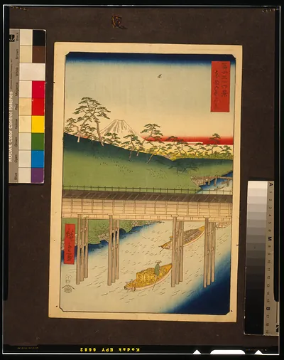 [Toto Ochanomizu] / Hiroshige ga.TITLE TRANSLATION:Ochanomizu eastern capitol (Edo).