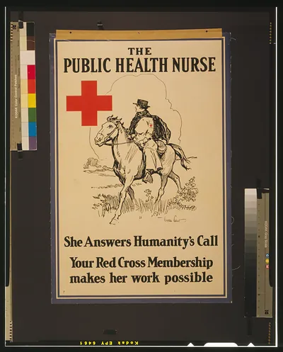 The Public Health Nurse She answers humanity's call : Your Red Cross membership makes her work possible / Gordon Grant.