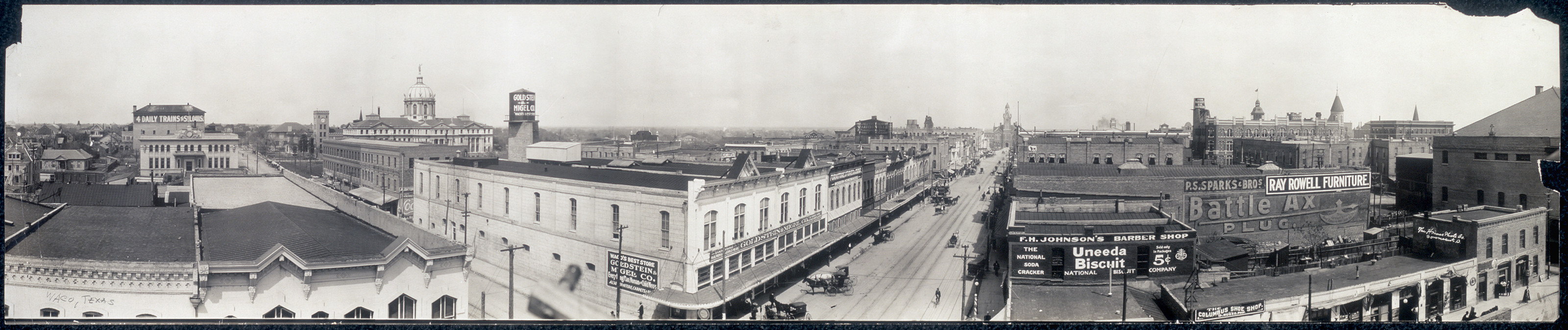 Panorama of Waco, Texas, 1910, 1910 — historic image