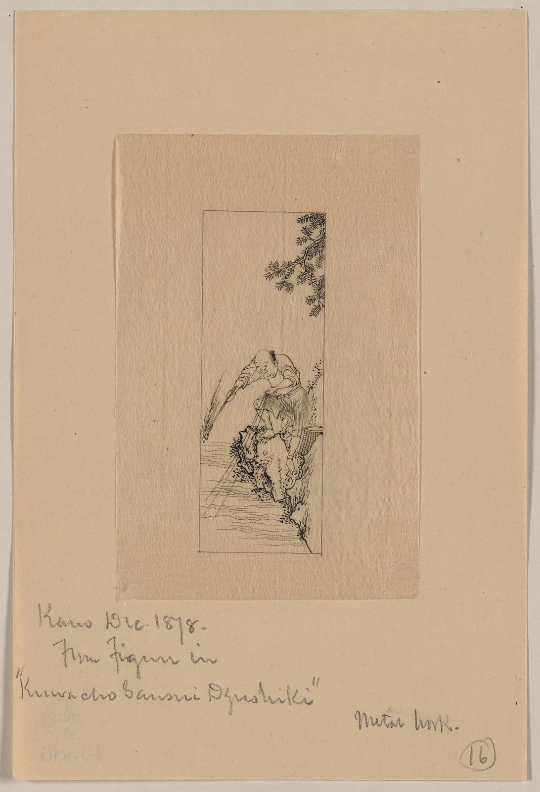 [Japanese drawing], 1750 — historic drawing