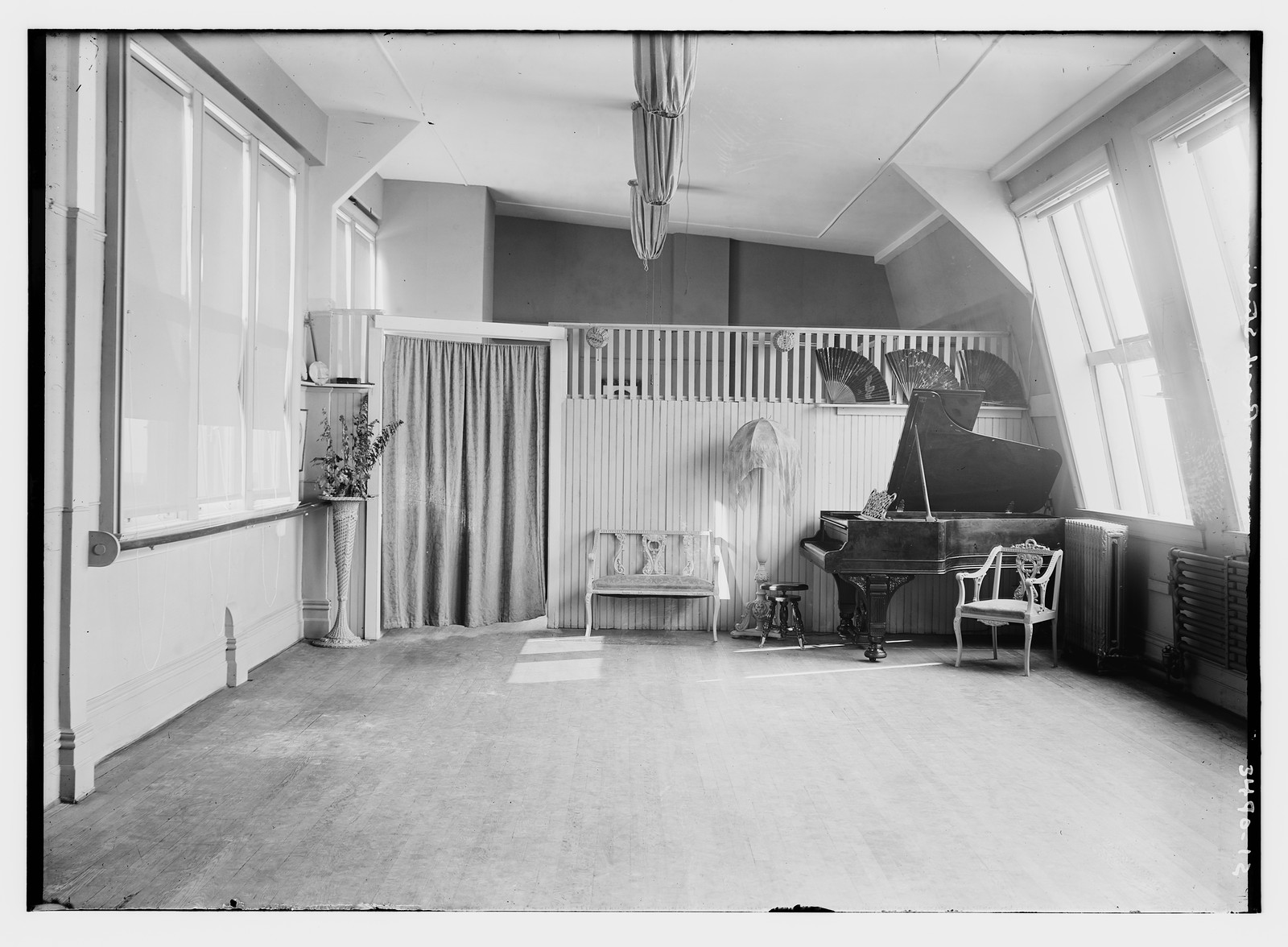 unidentified parlor with piano -- Rasch Studio, n/a — historic photograph