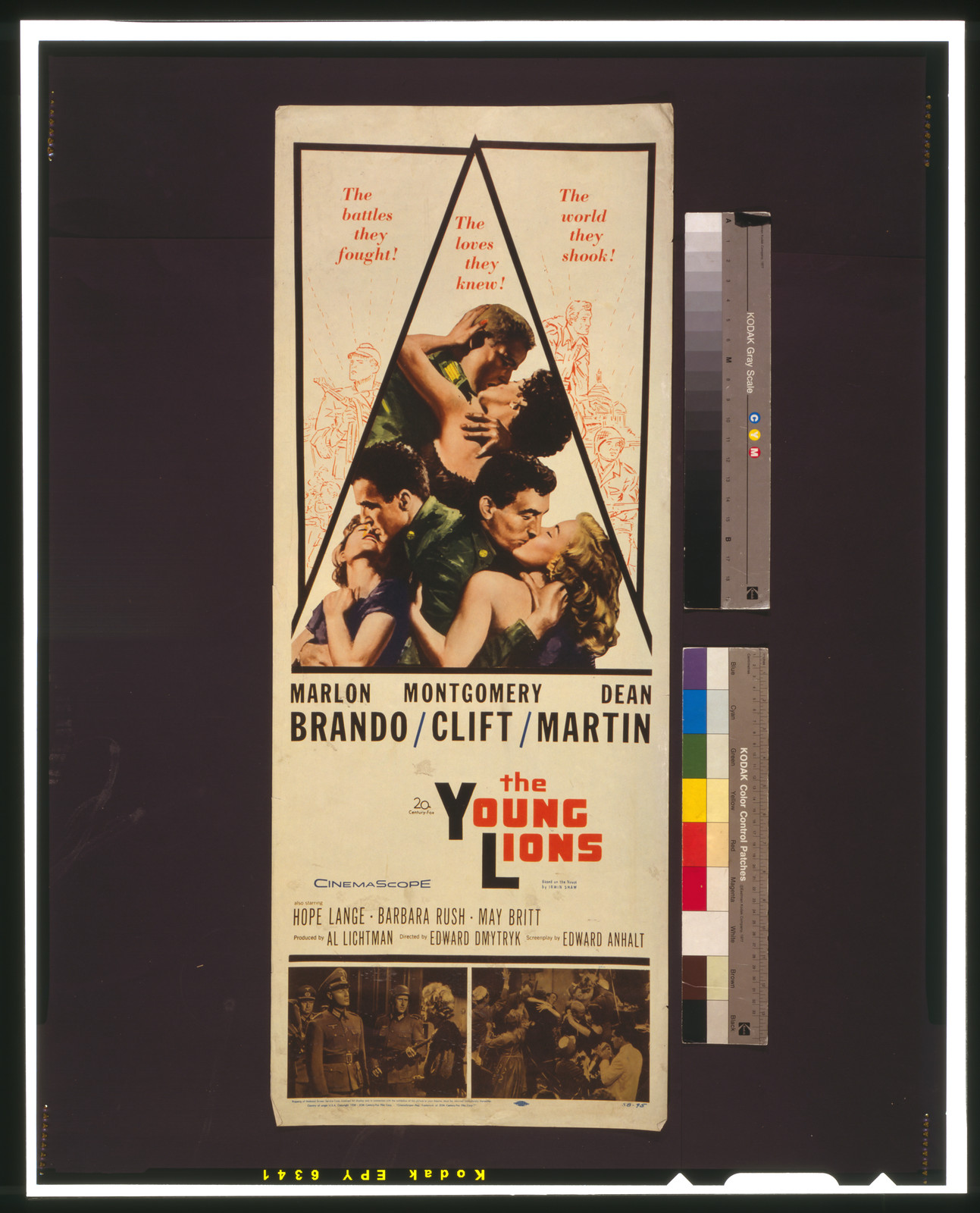 The Young Lions, c1958. — vintage poster