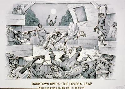 Darktown opera-the lovers leap: Whar yer gwine to, dis ain't in de book