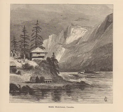 Middle Block-house, Cascades