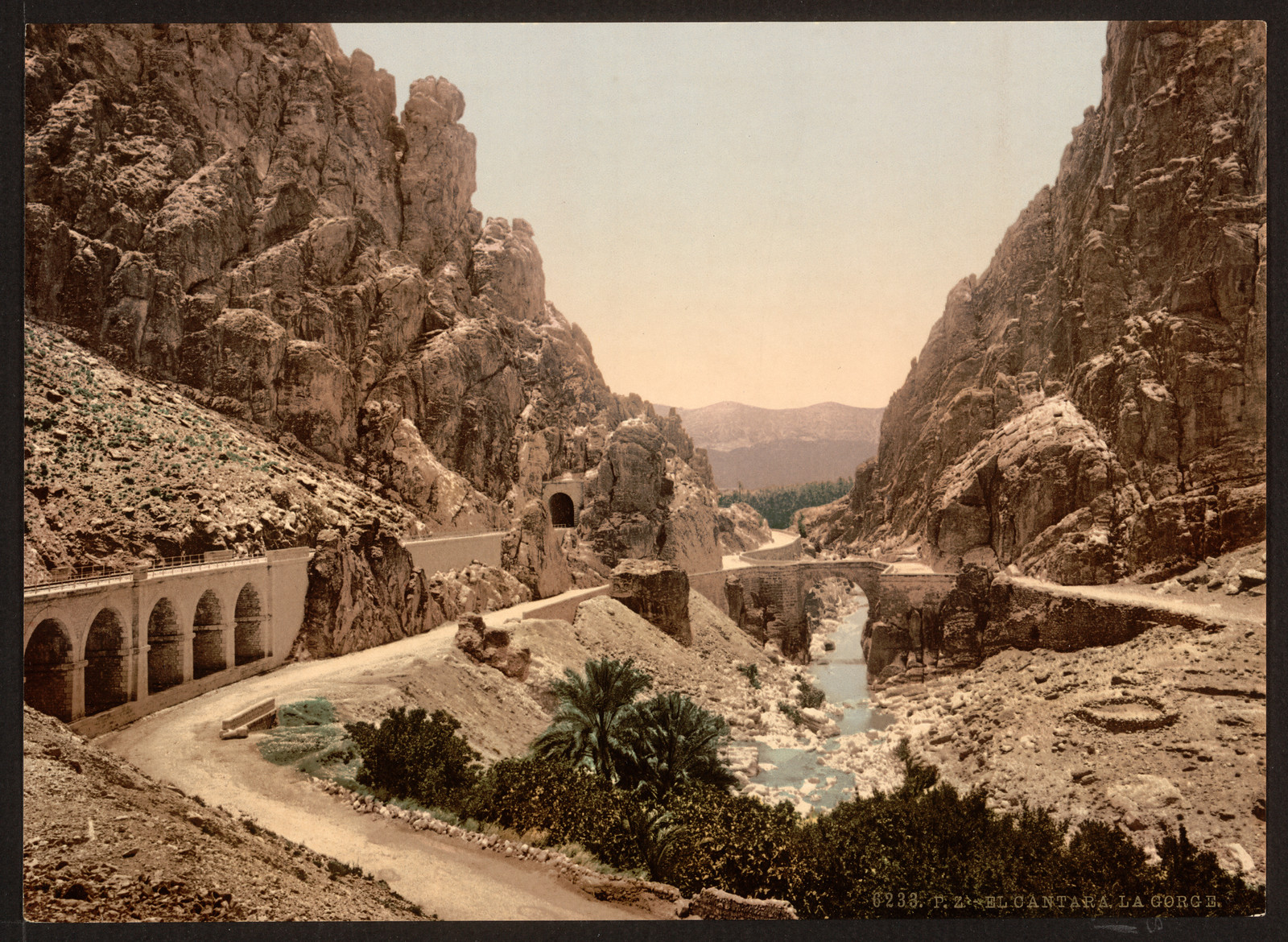 The ravine III El Cantara Algeria, [ca. 1899]. — historic print