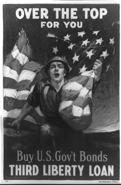 Over the top for you - Buy U.S. govt bonds Third Liberty Loan / Sidney H. Riesenberg.