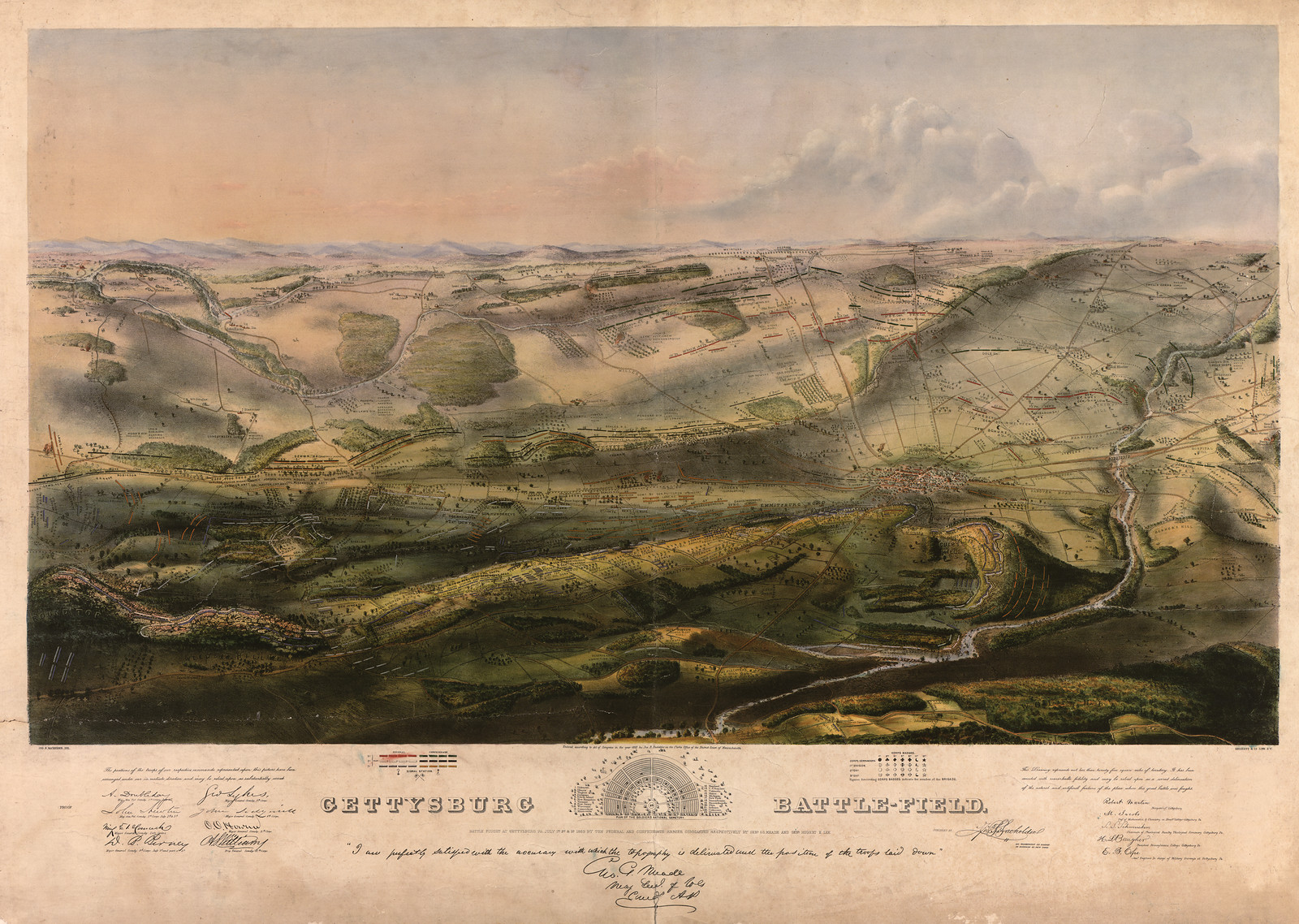 Gettysburg Battle-Field, c. 1863 — historic image