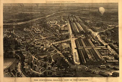 The Centennial-Balloon View of the Grounds