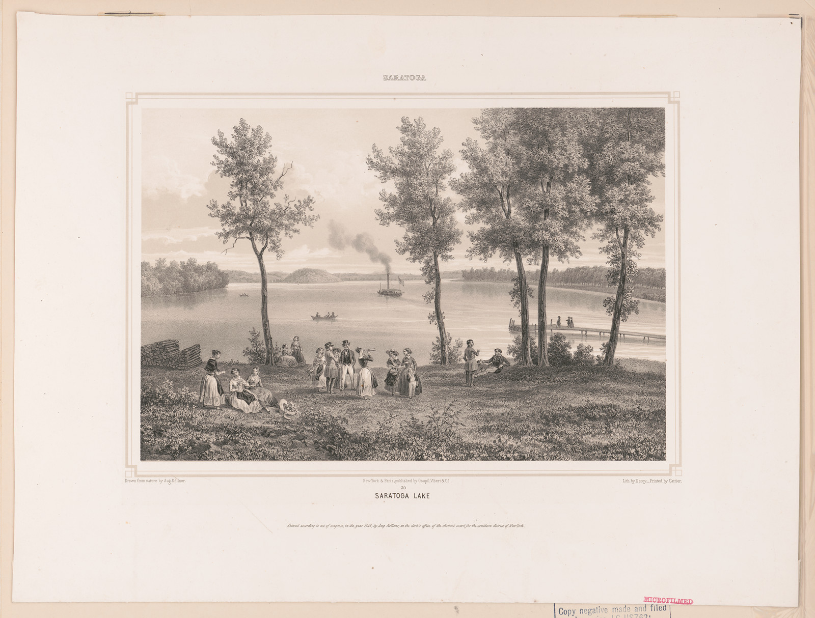 Saratoga Lake — historic image