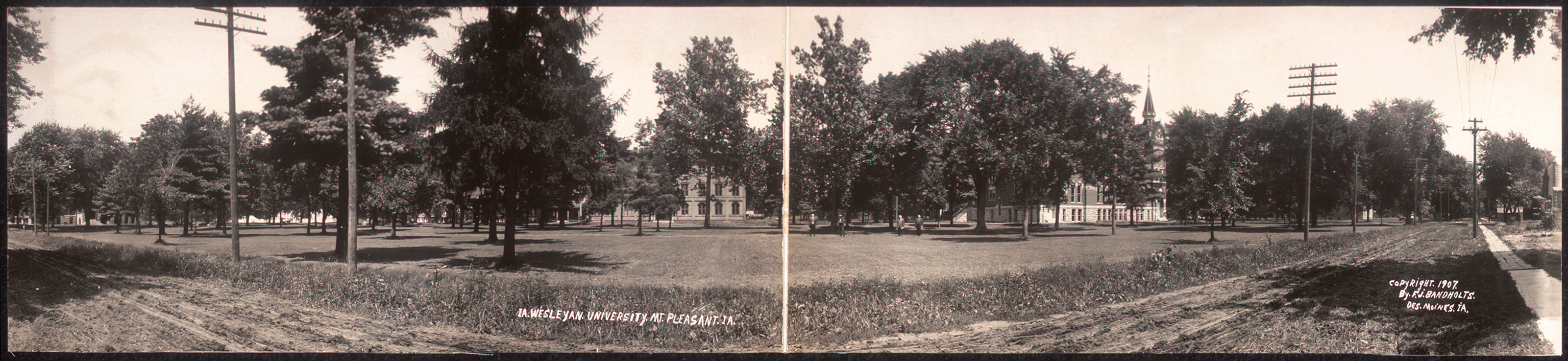 Wesleyan University, Mt Pleasant, Iowa, 1907, 1907 — historic image