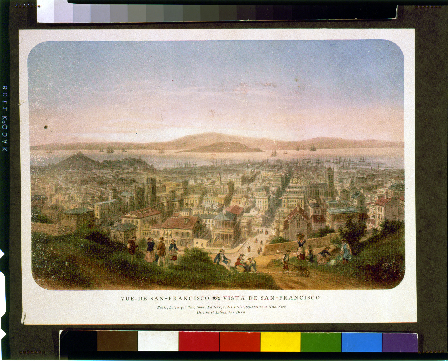 Vue de San-Francisco ; vista de San-Francisco, [between 1890 and 1940] — historic print