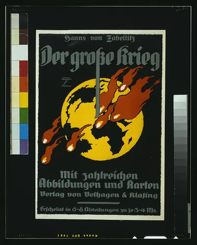 Der grosse Krieg, poster by Hanns von Zobeltitz