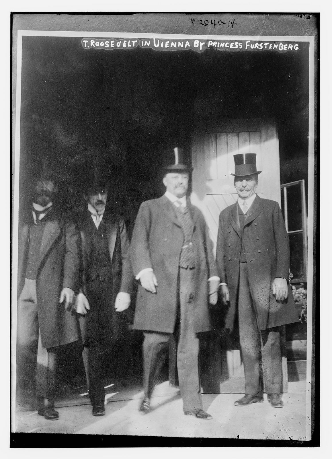 T. Roosevelt in Vienna by Princess Furstenberg, n/a — historic photograph
