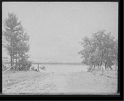 The Wharf at Melvin [i.e. Tuftonboro], Lake Winnipesaukee, N.H.