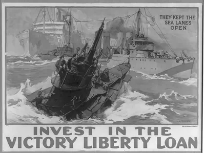 Invest in the victory liberty loan they kept the sea lanes open / L.A. Shafer.