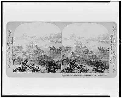 Battle of Gettysburg - Engagement in the Peach Orchard