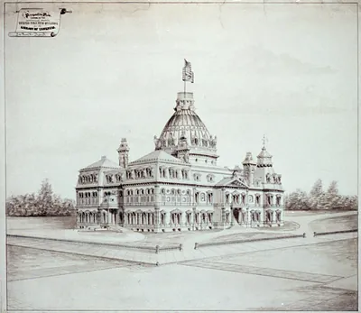 [Library of Congress, Washington, D.C. Perspective view]