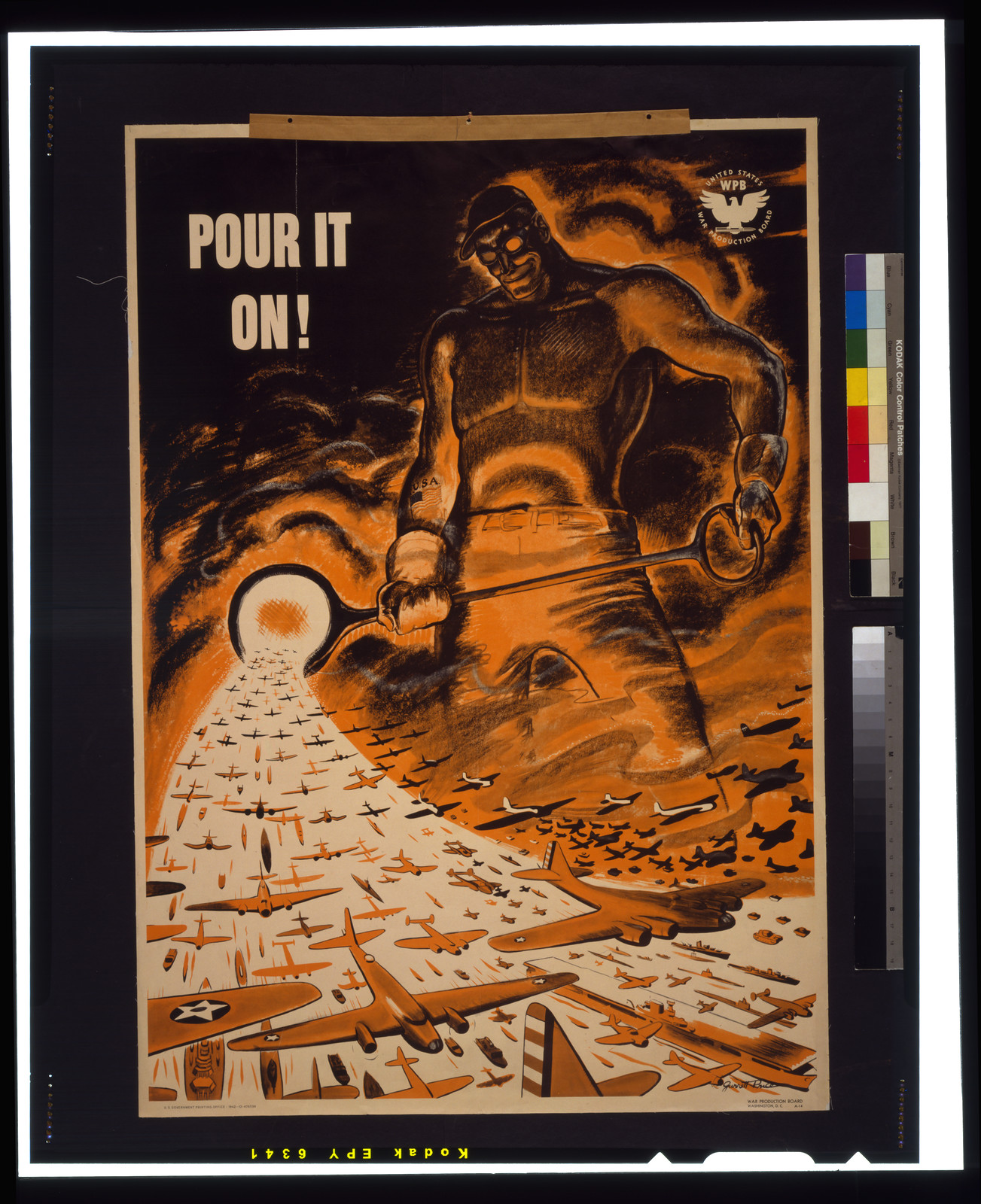 Pour it on! / Garrett Price., 1942 — vintage poster