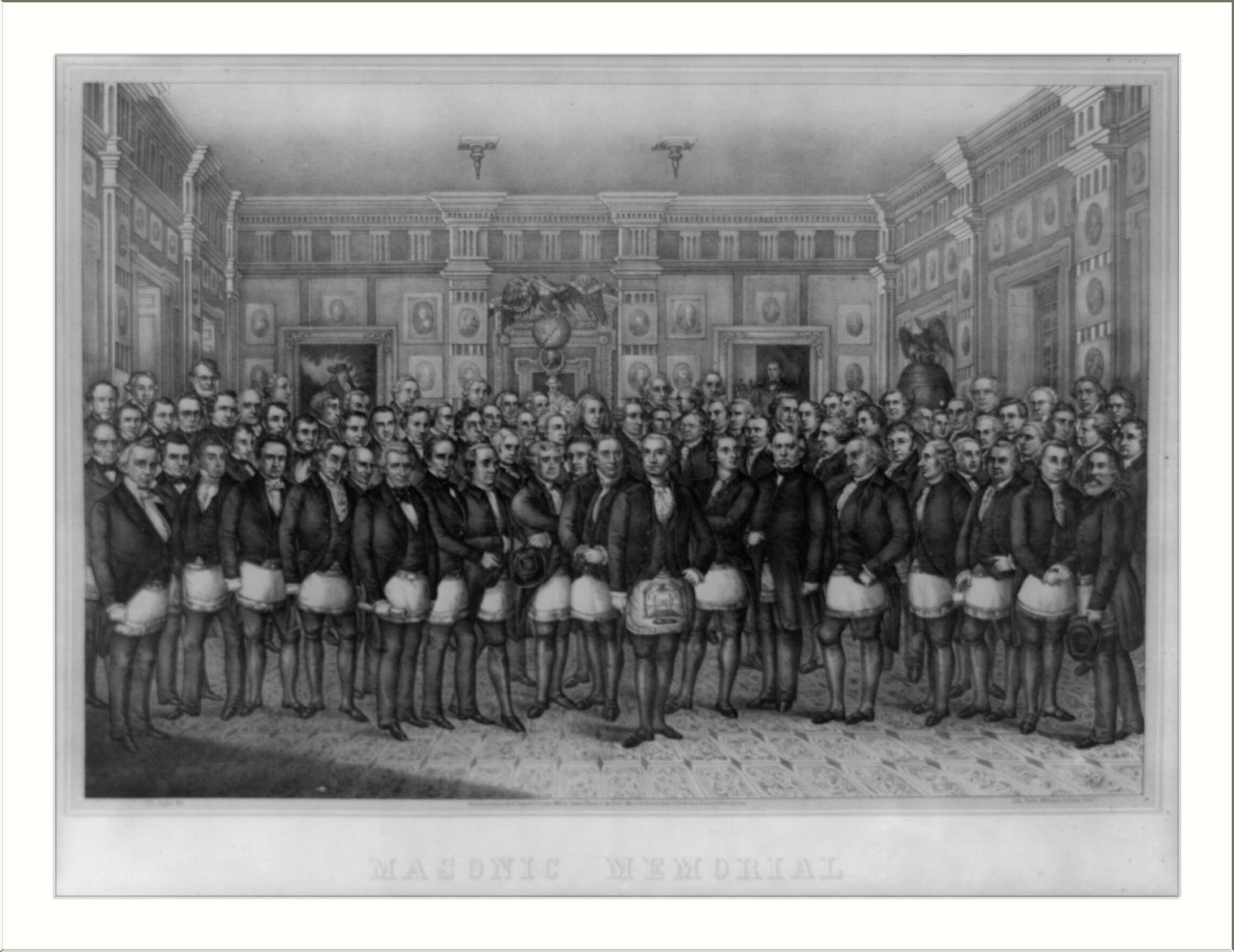 Masonic Memorial, [no date recorded on shelflist card] — historic print