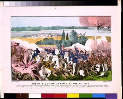 The Battle of Baton Rouge, La. Aug. 4th 1862