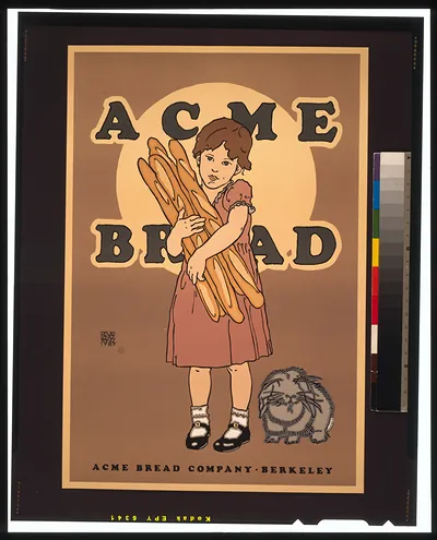 Acme Bread--Acme Bread Company, Berkeley / David Lance Goines 1989.