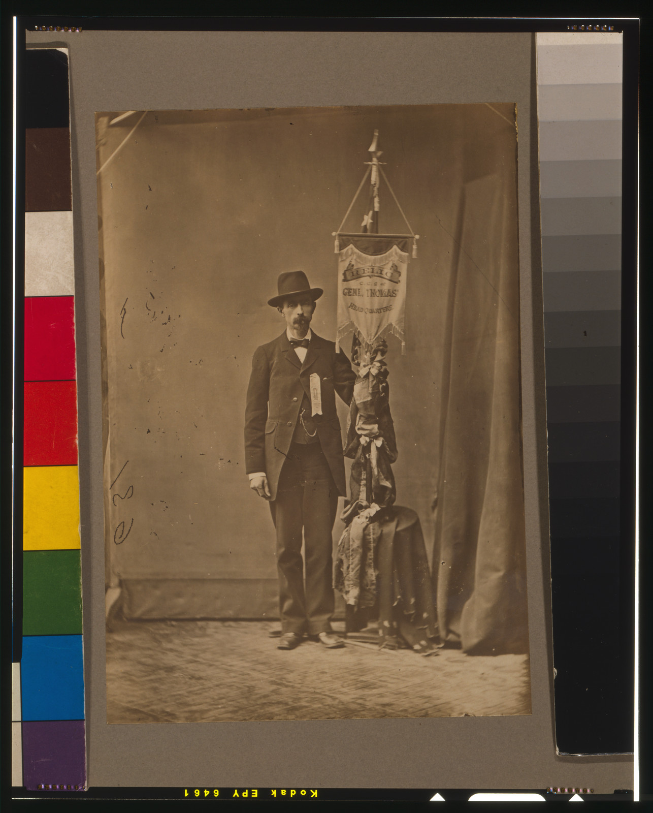 Thomas war flag, [photographed between 1861 and 1865, printed later] — historic photograph
