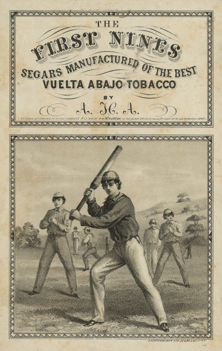 The First Nines: Segars Manufactured of the Best Vuelta Abajo Tobacco — historic image