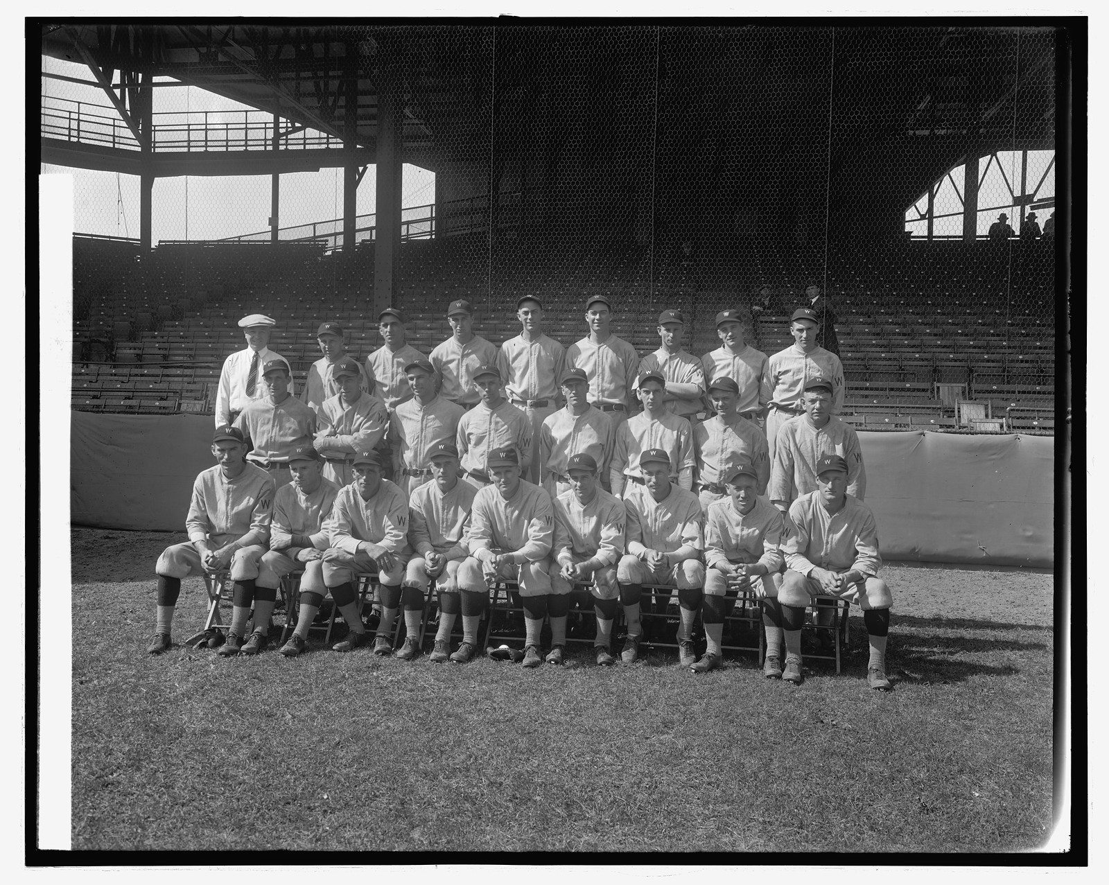 Wash. Base Ball Club, 1924, 1924 — historic photograph