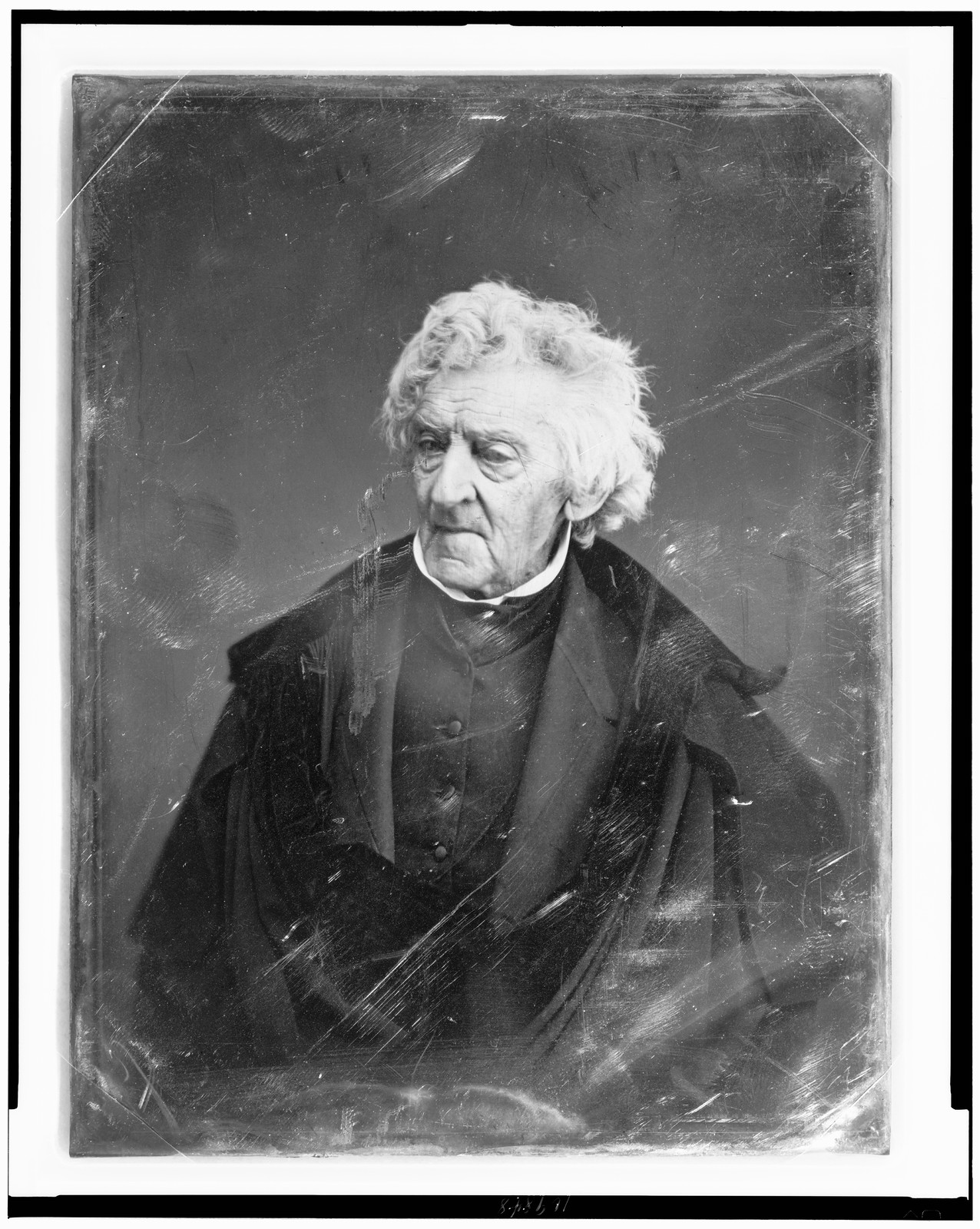 [William Cranch, half-length portrait, three-quarters to left], [between 1844 and 1860] — historic photograph