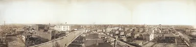 Birds eye view Hibbing, Minnesota, 1909