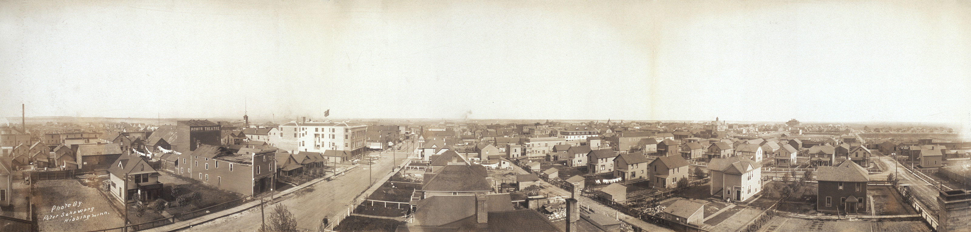 Birds eye view Hibbing, Minnesota, 1909, 1909 — historic image