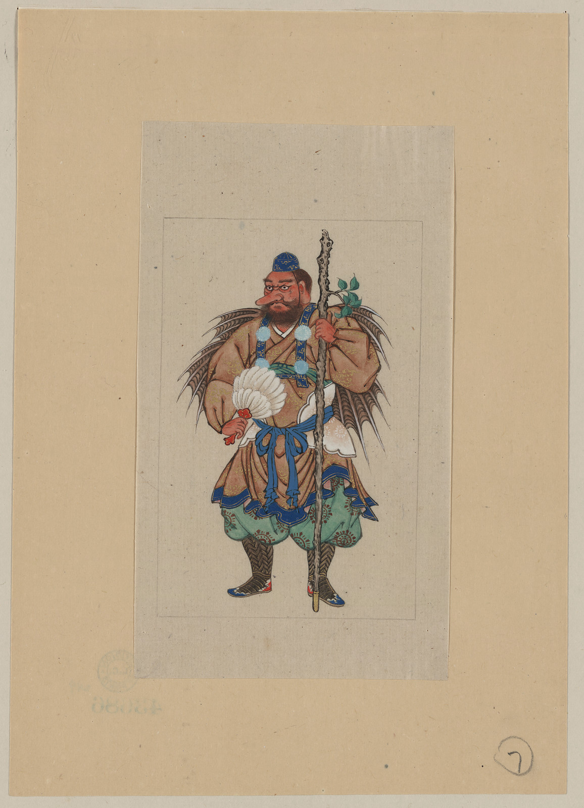 [Japanese drawing], 1750 — historic drawing