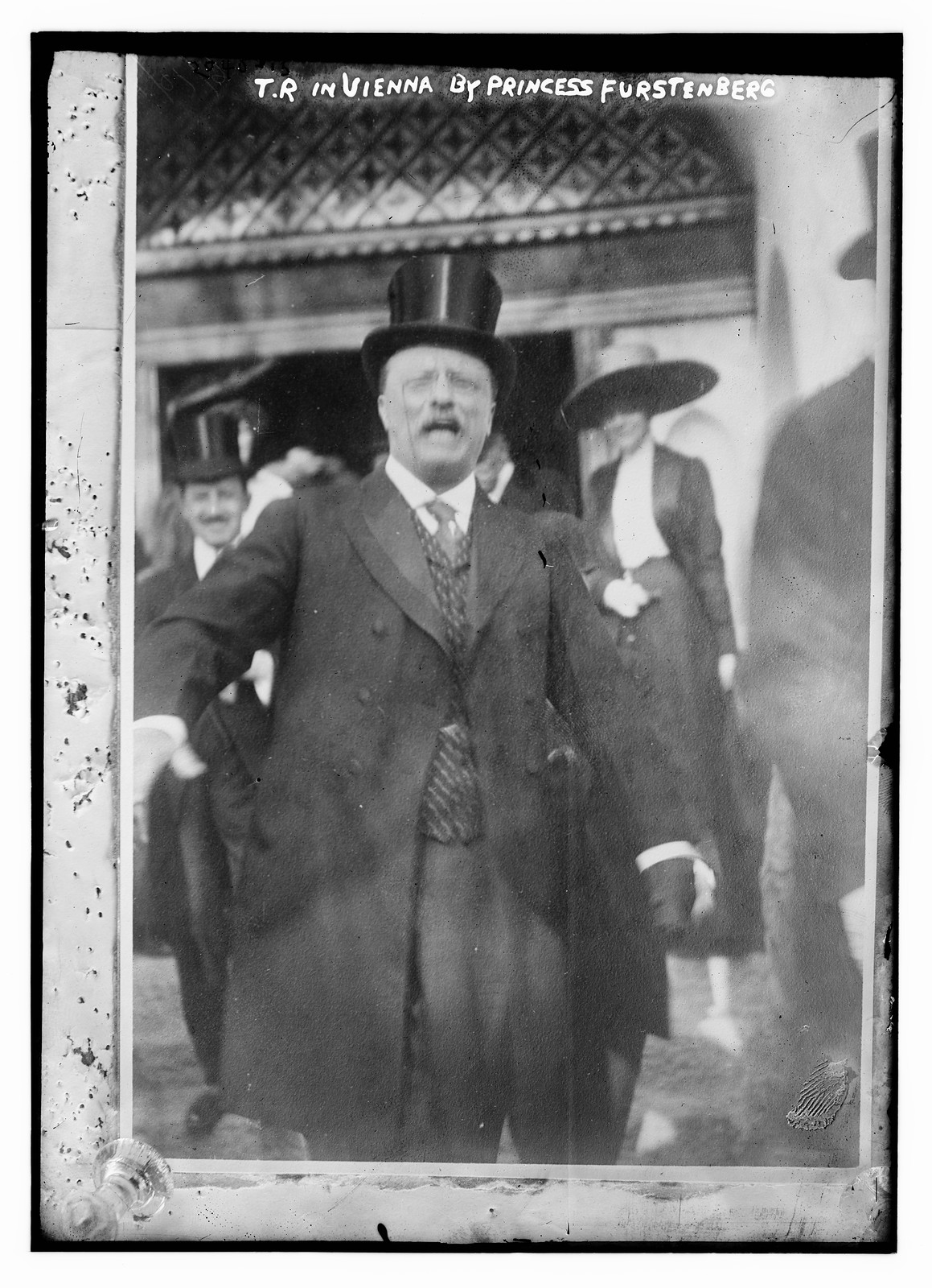 T. Roosevelt in Vienna by Princess Furstenberg, n/a — historic photograph