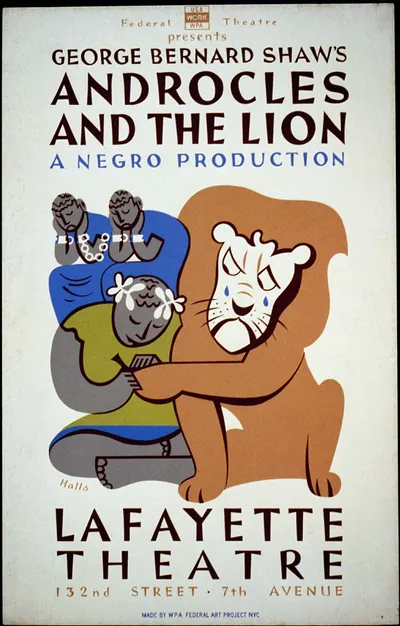 Federal Theatre presents George Bernard Shaws Androcles and the lion A Negro producti