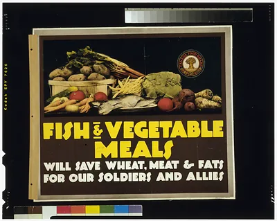 Fish and Vegetable Meals Will Save Wheat, Meat and Fats