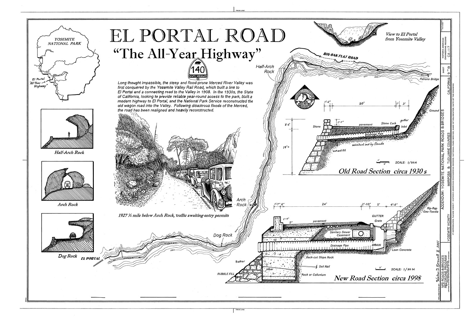 El Portal Road: The All-Year Highway — historic image