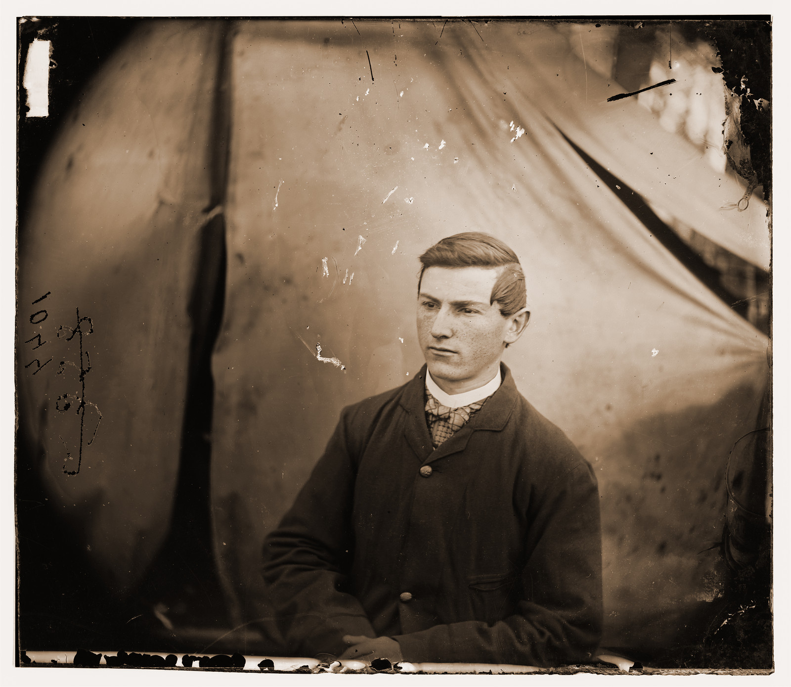 Petersburg Virginia. Telegrapher, 1861 — historic photograph