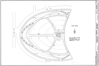 Site Plan of Dorchester Heights Monument, Thomas Park