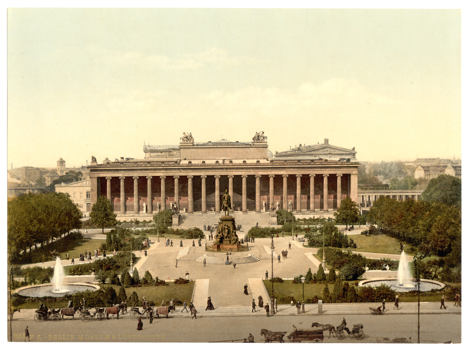 Museum Berlin Germany, [between ca. 1890 and ca. 1900]. — historic print