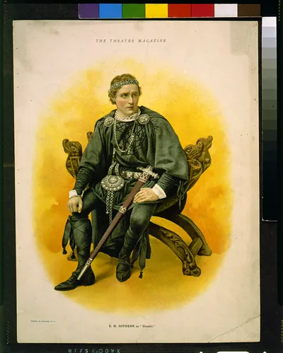 Historic Photo Print - E.H. Sothern as Hamlet.photo. by Schloss, N.Y