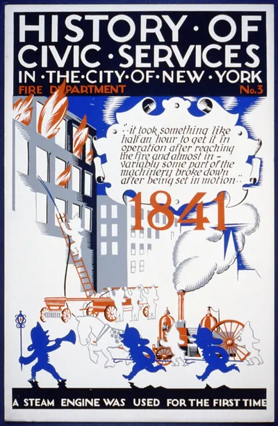 History of civic services in the city of New York Fire Department No. 3 (S) A steam eng