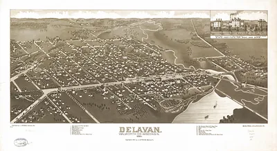 Delvan, Wisconsin, 1884