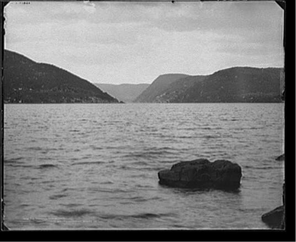 The Narrows near Peakskill [i.e. Peekskill], Hudson River, New York, c1890. — historic photograph