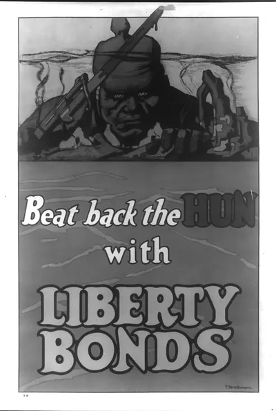 Beat back the hun with liberty bonds / F. Strothmann.